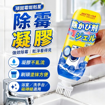 除霉凝膠 強力除霉 浴室除霉 黴斑清潔劑 除黴啫哩 除黴劑 洗衣槽清潔 洗衣機膠圈清潔 居家清潔用品