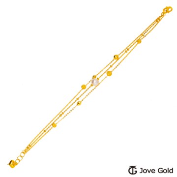 Jove gold漾金飾 珍惜黃金手鍊
