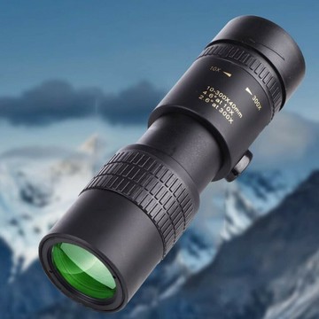 10-300×40變倍焦 強大的高清手持式戶外可伸縮單筒露營演唱會望遠鏡