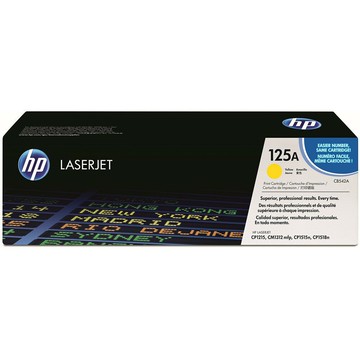 【送$100禮券+免運】HP CB542A(125A) 原廠黃色碳粉匣 CP1215/CM1312/1300/CP1518/CP1515｜領券最高折$220
