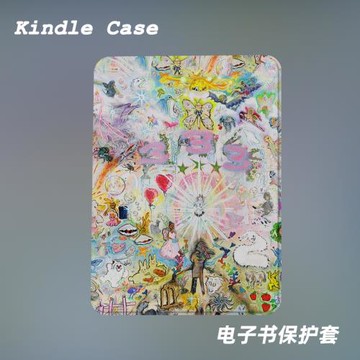 小眾33油畫適用kindle7代電子書保護套kpw123軟殼958全包防摔休眠