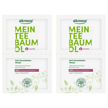 alkmene 歐珂蔓 我的茶樹精油深層淨化抗痘面膜 7ml x 2包  1入  2組