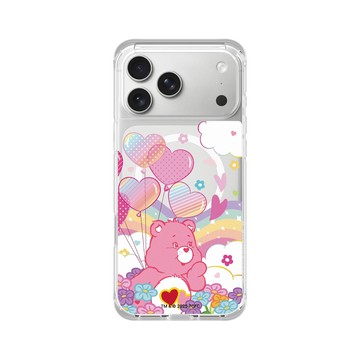 iPhone 17 Pro Max ClearX (MagSafe 兼容) 晶透白 - Care Bears - Love-a-Lot Bear