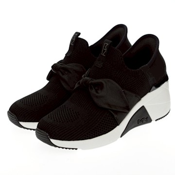 SKECHERS 女鞋 休閒系列 休閒鞋 瞬穿舒適科技 A WEDGE - 177698BLK
