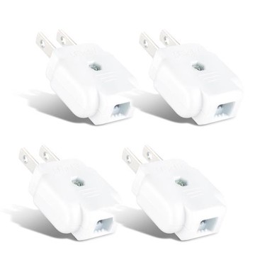 【聖岡科技Dr.AV】4入組TNT-91 新式2P配線快接 公插頭(快速好接線 防火安全 公插頭 電源公接 電源接頭)