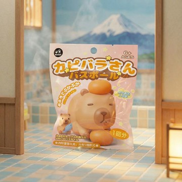 LOVE COLOR日式療癒泡澡入浴球50g(卡皮巴拉)