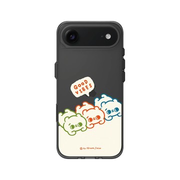 iPhone Air Clear (相機按鈕) 酷墨灰 - 爽爽貓 Song Song Meow by SECOND - 加倍好運