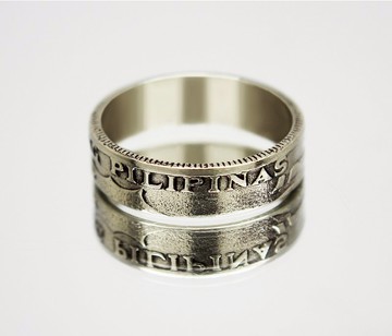 菲律賓硬幣戒指 25 Sentimos 1972 philippines peso ring 菲律賓珠寶