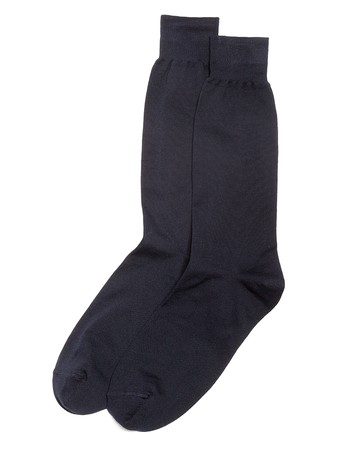 The Men's Store at Bloomingdales Cotton Blend Dress Socks - Exclusive