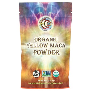 Earth Circle Organics, 有機黃瑪卡粉，8 盎司（226.7 克）
