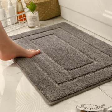 樹懶慢慢 立體式回型加厚吸水地墊  60 x 40cm  星空灰  1個