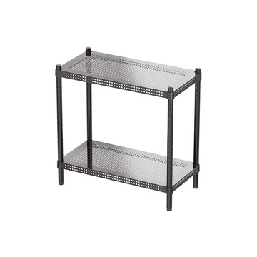 dayneeds 沖孔60x30x60公分 二層烤漆架 兩色可選 層架,鐵力士架,貨架,沖孔架,展示架,倉儲架,置物架