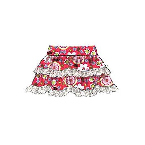 McCall's Patterns M7182 Children's Girls' Skirts Sewing Template, CCE (3-4-