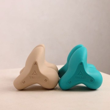 急救三角肌肉筋膜按摩器 二入組 湖水藍 二入組