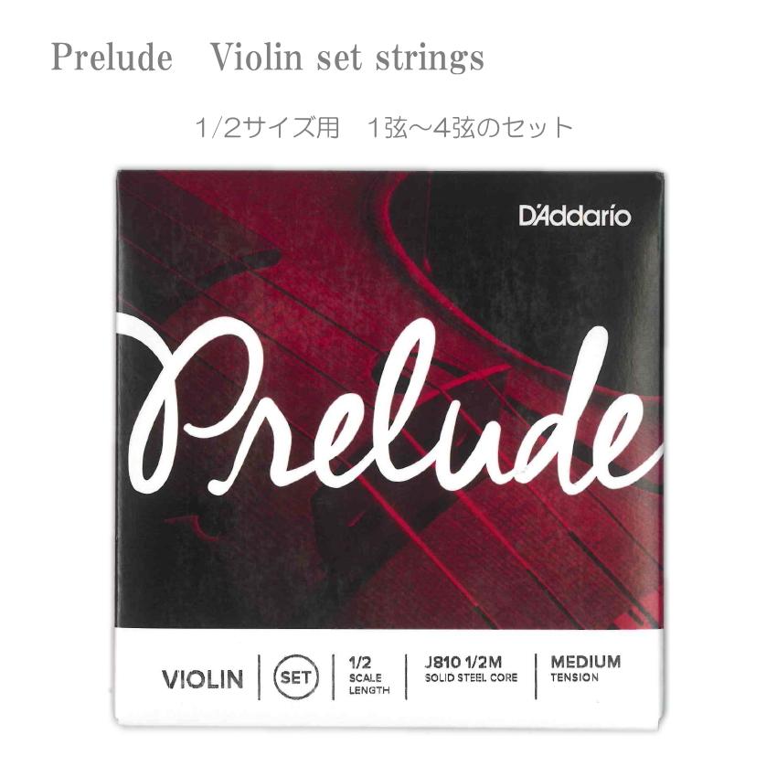 D'Addario DADDARIO バイオリン弦 Prelude セット J810 2M Medium Tension