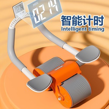 免運 健腹輪 自動回彈肘撐男女收腹卷腹健身器材瘦肚子家用 運動腹肌神器【QXM1011】