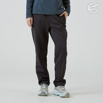 ADISI 女Comfy warm三明治保暖速乾長褲 AP2521040 黑色 (S-3XL)｜抗靜電 刷毛 吸濕快乾 運動褲