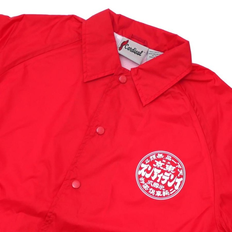 東京インディアンズ モーターサイクル TOKYO INDIANS MC NOSTALGIA WIND BREAKER コーチジャケット RED レッド  赤 メンズ 新品 225000396043 OUTER | LINEブランドカタログ