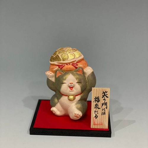 粘土人形 笑う鬼 桃太郎 田辺ヒデキ 彫刻・オブジェ