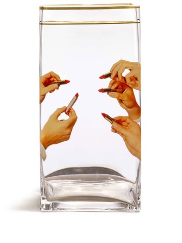 Seletti - Lipsticks large vase - unisex - glass - One Size - Neutrals