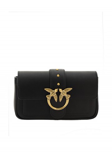 Pinko - Love One Pocket Bag - Womens - Black