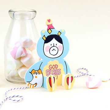 Hello DunDun 哈囉登登系列 3D立卡 01.小熊