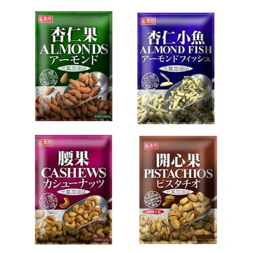 【粿女兒商行】🔥現貨 盛香珍 腰果/杏仁果/杏仁小魚/開心果(內有獨立小包裝)