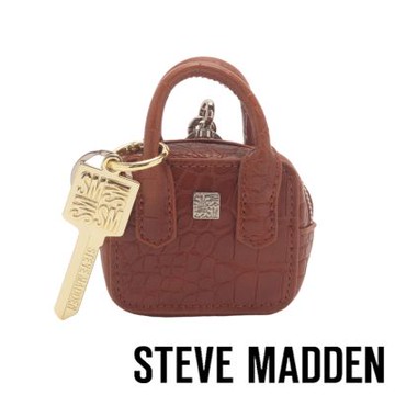 STEVE MADDEN-手提包造型吊飾 D-VOYAGE-咖啡色