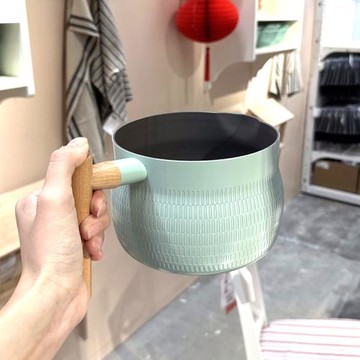 老板娘自留牛油果綠煮泡面鍋不粘鍋小奶鍋湯鍋燃氣灶電磁爐奶杯鍋