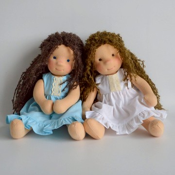 華爾道夫娃娃 12 英寸（30 厘米）-柔軟的娃娃-紡織娃娃-獨特的嬰兒禮物