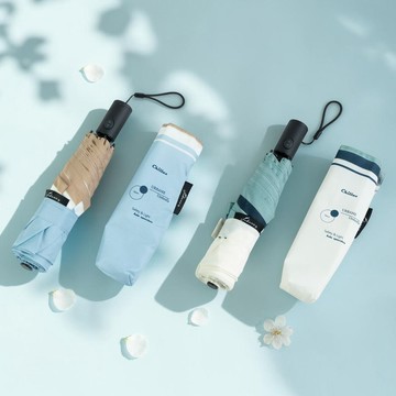 凱昀 Urbane Umbrella 省力中棒自動開收折傘－跳色邊條