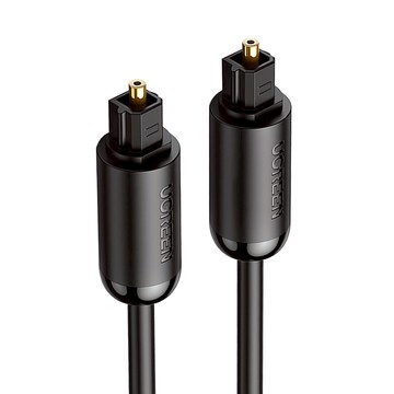 UGREEN 綠聯 Toslink公對公數字光纖線 AV122  1.5m  黑色  1條