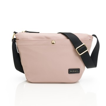 BERNIS 尼龍系列 輕盈斜側背角包 微醺紫 多色可選 輕便大容量