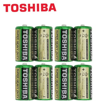 TOSHIBA 2號(C)環保 碳鋅電池 2入 (1.5V無汞 無鎘 無污染)
