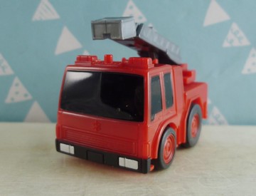 【震撼精品百貨】阿Q迴力小汽車_75_紅_消防