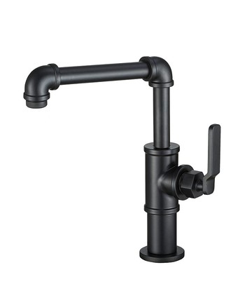 【MULTI百工居室】MIT製造嚴選MTB28MB 工業風啞光黑面盆龍頭