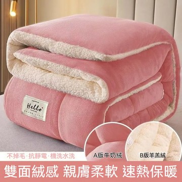 四季優選 羊羔絨被子 冬被 加絨被子 牛奶絨被子 羊羔絨冬被 加厚冬被 保暖冬被 春秋被 防靜電 加厚棉被 冬天棉被