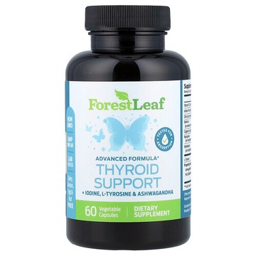Forest Leaf, 甲狀腺支援，60 粒素食膠囊