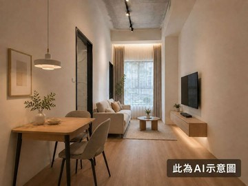 挑高一樓戶!鴻承鑄玥近公園全新未住兩房車｜小呂獨家｜桃園市八德區豐德二路