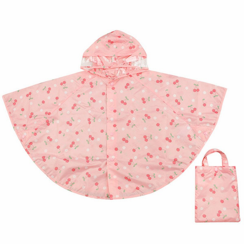 レインポンチョ さくらんぼ ピンク シューズ ファッション小物 レイングッズ レインコート 赤ちゃん本舗 アカチャンホンポ 通販 Lineポイント最大1 0 Get Lineショッピング
