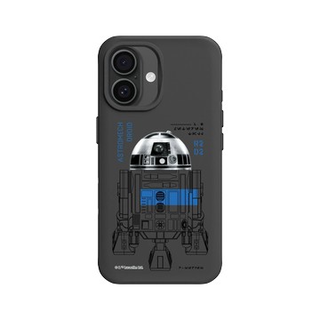 iPhone 16 SolidX 黑 - 迪士尼-星際大戰 Star Wars - 星際大戰 – R2-D2 結構圖