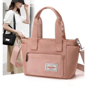 手提包包女2023新款尼龍帆布小手拎包女士上班寶媽咪收納袋子挎包