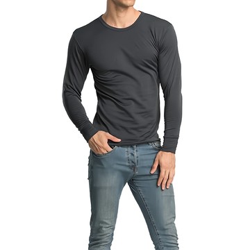 MI MI LEO MIT 厚刷毛保暖衣 2件  2XL  深灰色