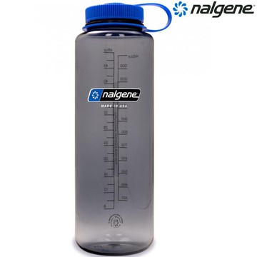 Nalgene 1500cc 寬嘴水壺/運動水瓶/寬口瓶 Tritan Sustain 美國製 2020-0148 煙霧灰