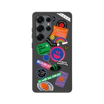 Galaxy S25 Ultra SolidSuit 黑 - Positive Vibes / 正好能量 - 就是不一樣