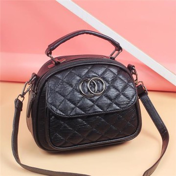 包包女高級感菱格手提百搭單肩包