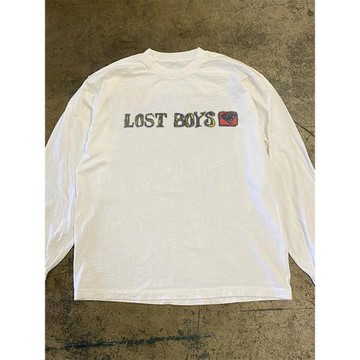 Lost boys美潮高級感hiphop簡約嘻哈街舞長袖男女純棉小眾潮流T恤