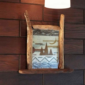 房間的焦點 漂流木鏡 漂流木鏡面 桌上鏡 壁掛鏡 漂流木藝術 木藝擺飾 自然藝術 103