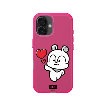 iPhone 16 Clear 粉漾桃 - BT21 - MANG for You