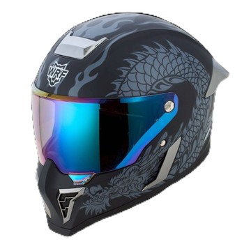 WRF 沃狼 安全帽 WS-613 彩繪 銀刃 可拆洗 透氣 抗UV 多層膜 插扣 全罩